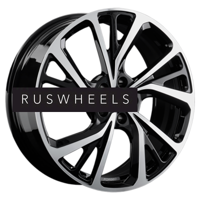 Диски LS Forged 8x19/5x112 ET52 D66,6 LS FG22 BKF (конус, C570)