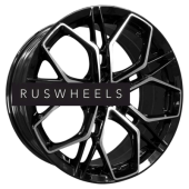 Диски INCH 8x18/5x108 ET45 D63,4 FA8534 Gloss Black Machined Face (ZJH)