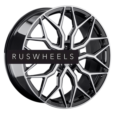 Диски LS Forged 9,5x22/5x114,3 ET47 D67,1 LS FG13 BKF (конус, C570)