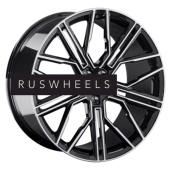 Диски LS Forged 10,5x22/5x112 ET31 D66,6 LS FG08 BKF (конус, C570)