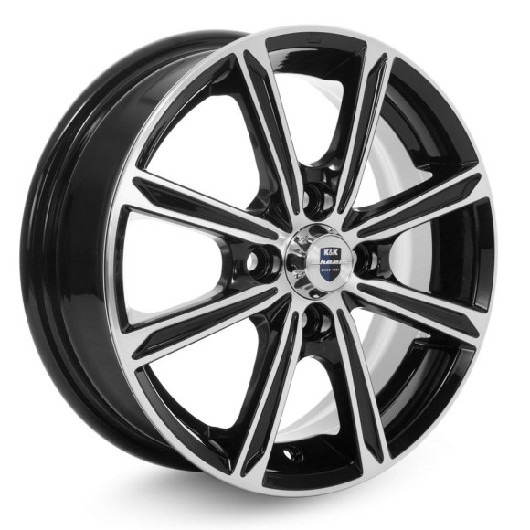 Диски КиК 5,0\R14 4*100 ET49 d54.1 Алмаз черный