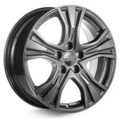 Диски КиК 7,0\R17 5*114.3 ET40 d66.1 Дарк платинум