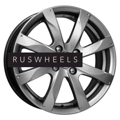 Диски КИК 6x15/4x114,3 ET46 D67,1 Джемини-оригинал (КС617) Дарк платинум