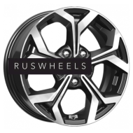Диски КИК 6,5x16/5x112 ET46 D57,1 КС878 Алмаз черный