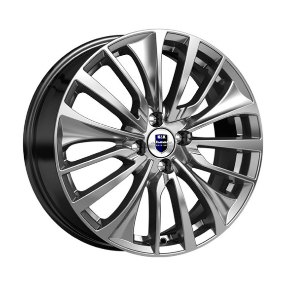 Диски КиК 6.5\R17 5*114.3 ET37 d66.6 Дарк платинум