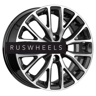 Диски КИК 6x15/4x100 ET48 D54,1 КС782 Алмаз черный