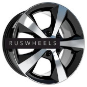 Грузовые диски СКАД 7x16/5x114,3 ET40 D67,1 Кельн (КЛ258) Алмаз (АРС 014 black)