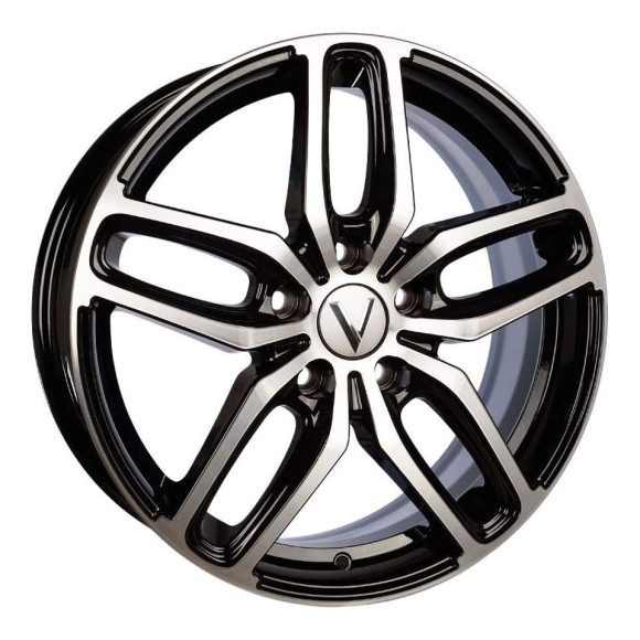 Диски Вектор  В199  6,5\R17 4*100 ET41  d60,1  Алмаз черный  [19904AB]