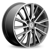 Диски СКАД Premium 7.5\R18 5*108 ET47 d60.1 Diamond gloss graphite