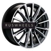 Диски Khomen Wheels 6,5x16/5x114,3 ET45 D60,1 KHW1611 (Toyota/Suzuki) Gray-FP Диски Khomen Wheels 6,5x16/5x114,3 ET45 D60,1 KHW1611 (Toyota/Suzuki) Gray-FP