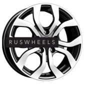 Диски КИК 6,5x16/5x114,3 ET50 D66,1 КС704 Алмаз черный