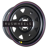 Диски Off-Road Wheels 7x16/6x139,7 ET0 D110 Тойота Ниссан (треуг. мелкий) Черный Диски Off-Road Wheels 7x16/6x139,7 ET0 D110 Тойота Ниссан (треуг. мелкий) Черный
