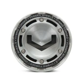 MODULAR BILLET CAPS- BRUSHED / GREY INSERT MODULAR BILLET CAPS- BRUSHED / GREY INSERT