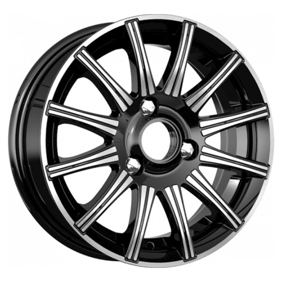 Диски КиК 5,0\R13 4*98 ET38 d58.5 Алмаз черный