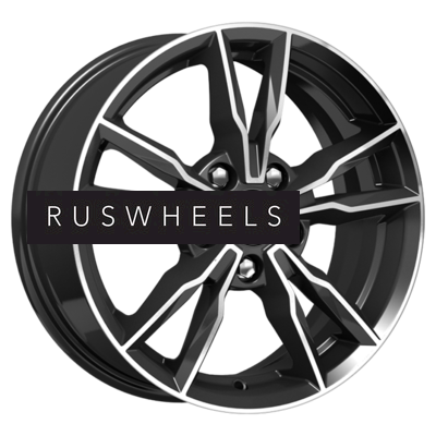 Диски iFree 6,5x16/5x108 ET50 D63,35 Икигай (КС865) Блэк Джек